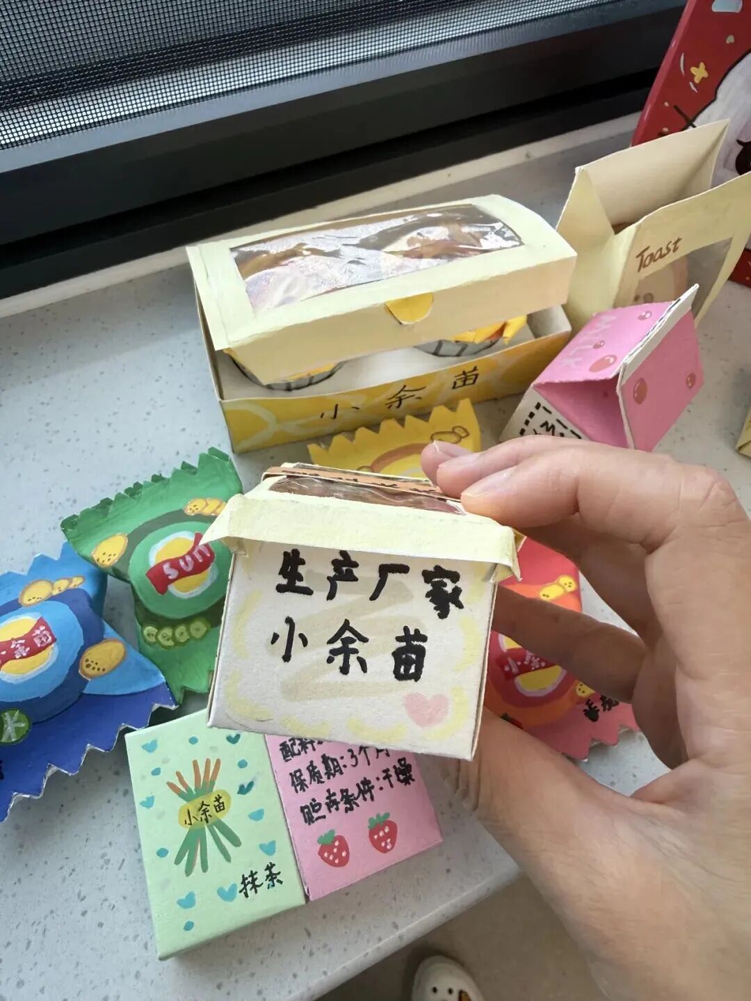 Handicrafts made during treatment