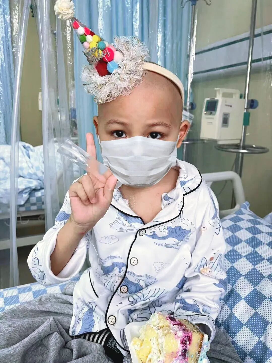 Transferred back to the regular ward after leaving the transplant unit