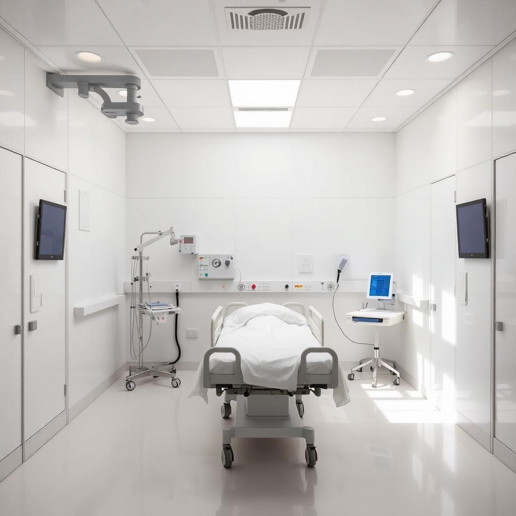 Sterile HEPA-filtered isolation ward for hematopoietic stem cell transplant patients