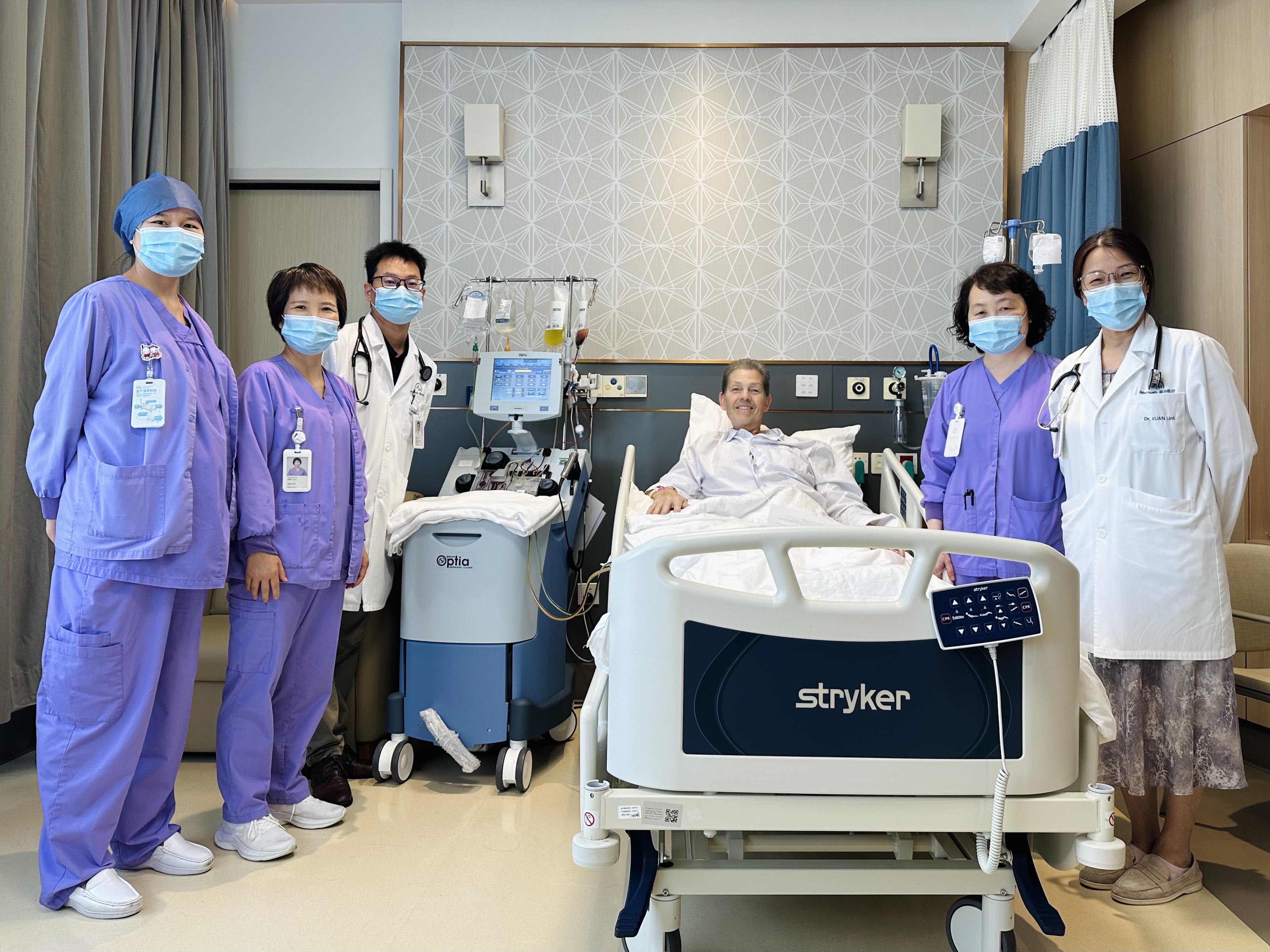 6 July 2026 — Josh successfully completes T-cell collection at Jiahui International Cancer Center.
